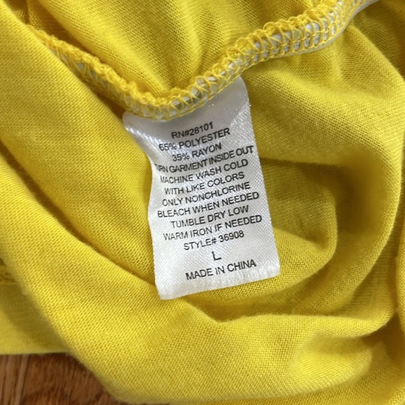 Spring Street Yellow Tank Top - Picture 5 of 6